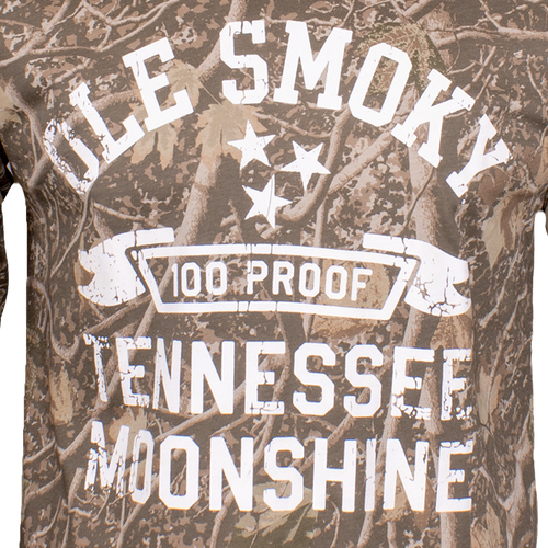 100 PROOF BANNER DEADWOOD CAMO L/S TEE