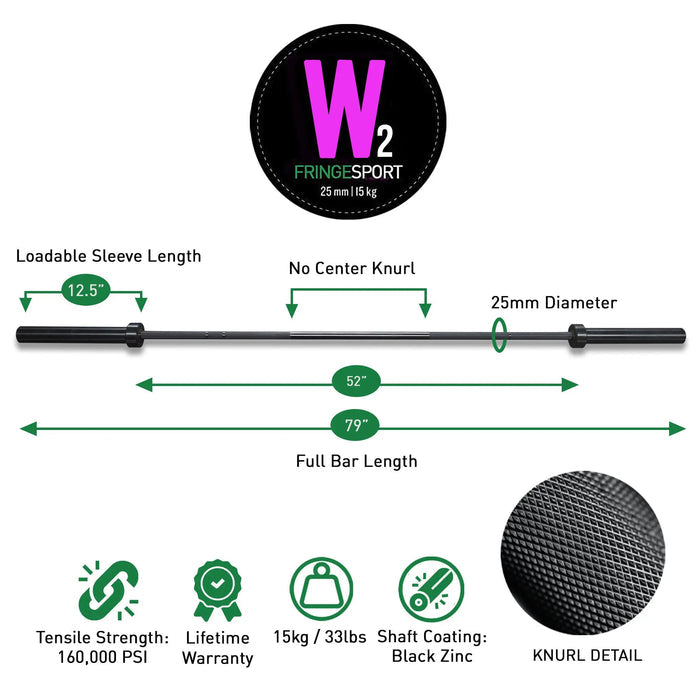 15 kg Women's Wonder Bar Olympic Barbell (369034401)