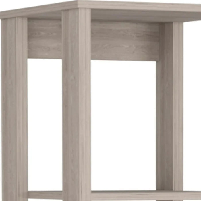 16" Light Gray Wood Freestanding Single Door Bathroom Vanity