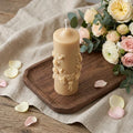 2" Almond Cashmere Plum Scented Candle
