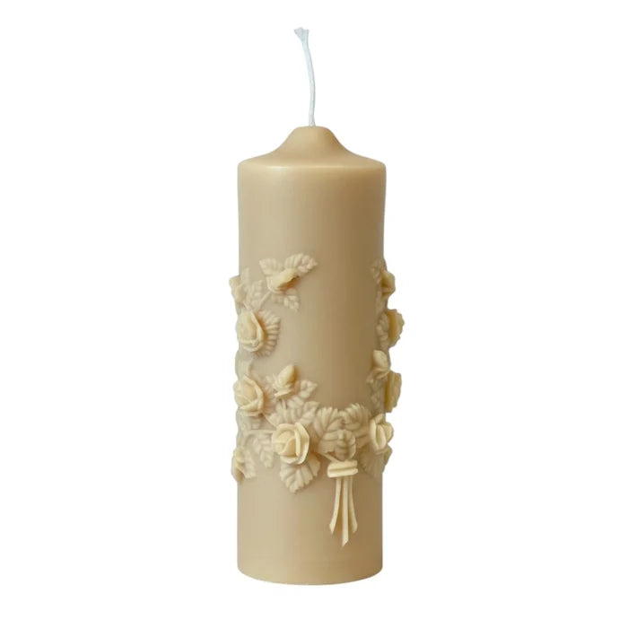 2" Almond Cashmere Plum Scented Candle