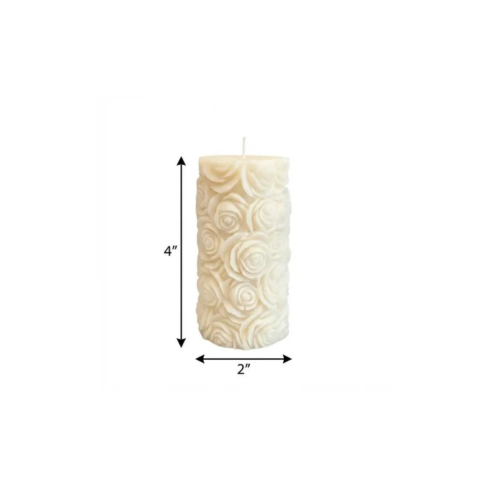 2" Ivory Sandalwood Scented Candle