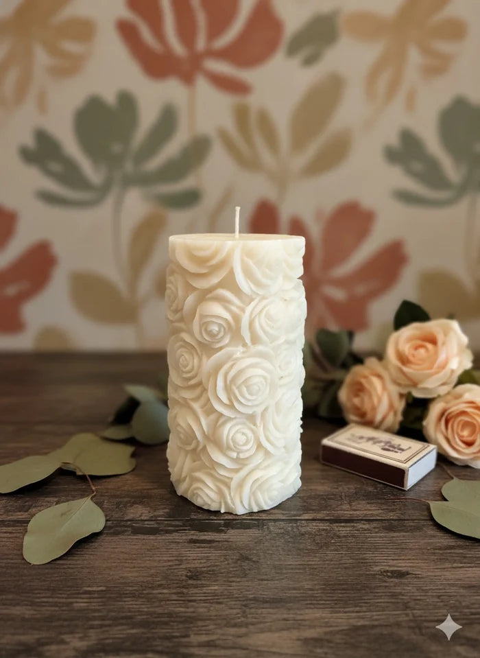 2" Ivory Vanilla Scented Candle