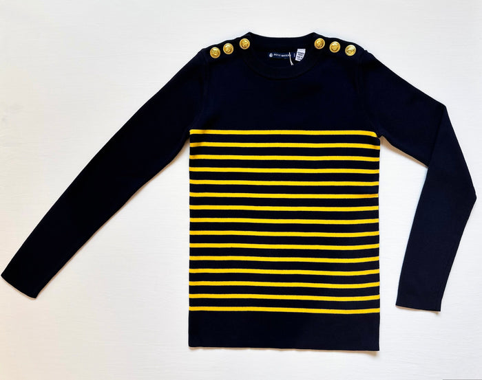 25349 08 NAVY YELLOW FALL WINTER 2025/26 STRIPES