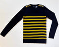 25349 08 NAVY YELLOW FALL WINTER 2025/26 STRIPES