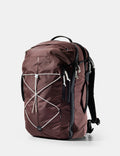 garnet backpack on a white background