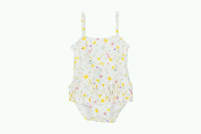 53095 FELICE 01 WHITE MULTI FLORAL SWIMWEAR