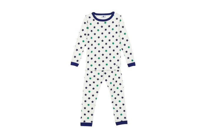 55260 FIRST 01 WHITE MULTI FALL WINTER 2024/25 PAJAMAS STARS