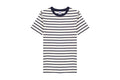 55960 04 WHITE NAVY SHORT SLEEVES STRIPES T-SHIRTS