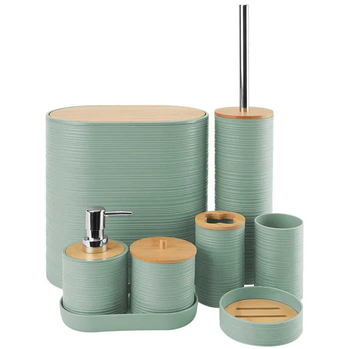 8Pcs Bathroom Accessories Set Bathroom Holder Set