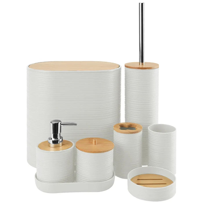 8Pcs Bathroom Accessories Set Bathroom Holder Set