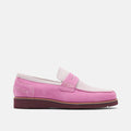 Abe Dusty Rose Suede Penny Loafers