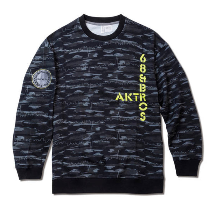 AKTR 68&BROTHERS×AKTR CITY CAMO HOOED SWEATSHIRT