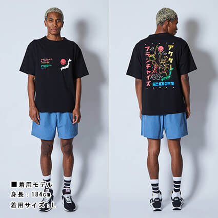 AKTR FRANCHISE TOKYO TEE BLACK