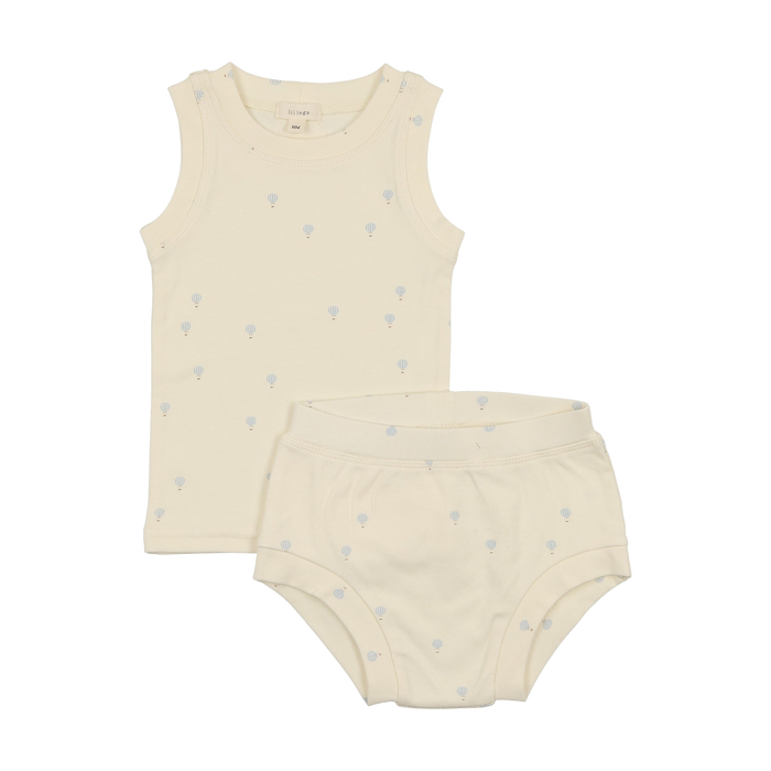 All Over Hot Air Balloon Sleeveless Set
