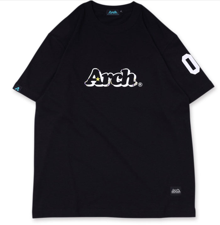 Arch floral basic logo tee