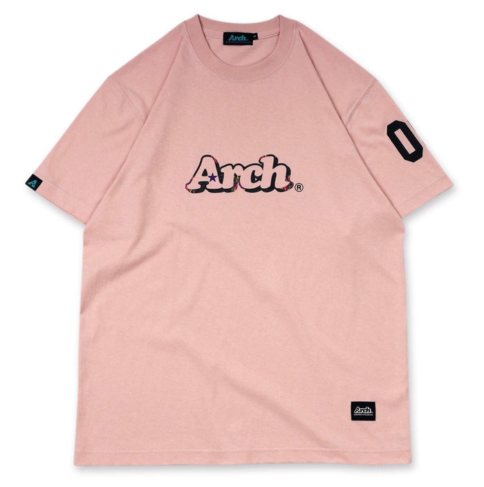 Arch floral basic logo tee