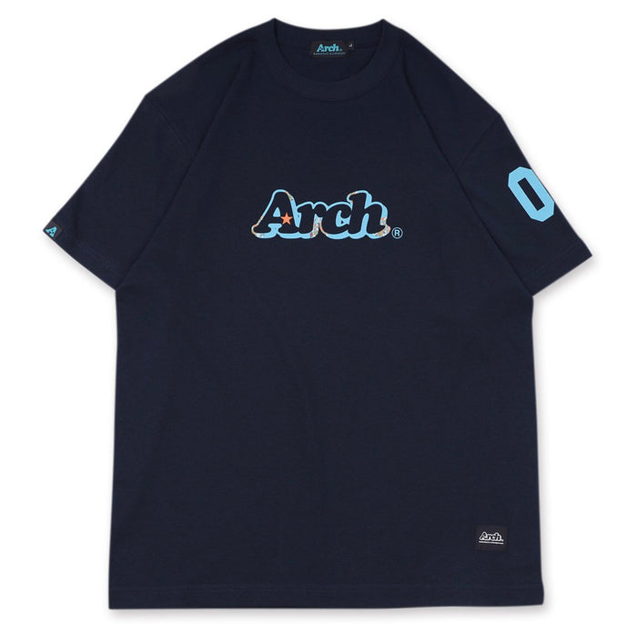 Arch floral basic logo tee