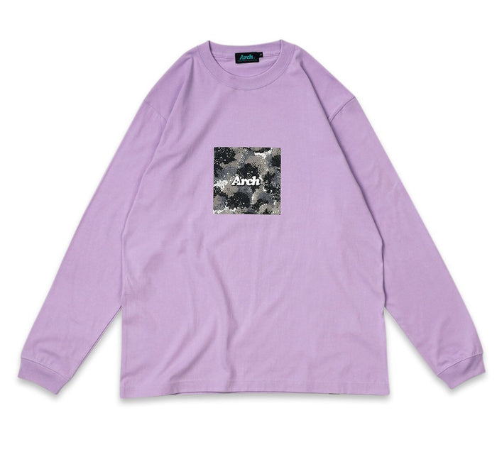 Arch spray camo box logo L/S tee