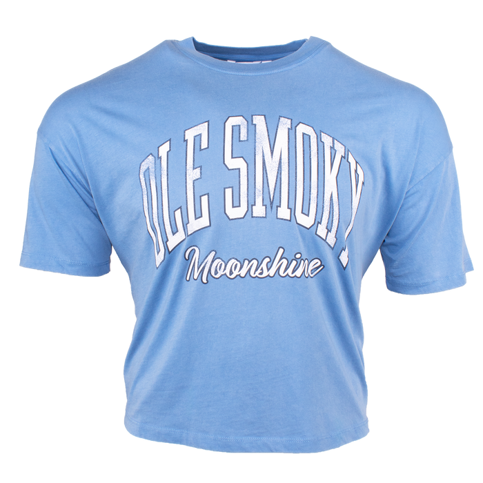 ARCH TEXT BOARDWALK TEE - LAKE BLUE