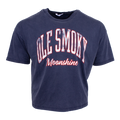 ARCH TEXT BOARDWALK TEE-NAVY