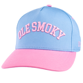 ARCH TEXT HAT - BLUE/PINK