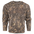 ARCH TEXT PUFF CREWNECK - DEADWOOD CAMO