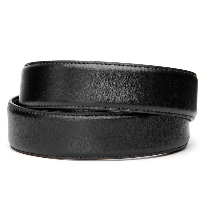 Kore Essentials Black Leather Gun Belt Strap, No Buckle