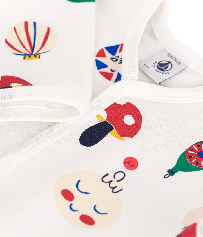 AW24 - A0B51 01 WHITE MULTI BODYSUITS FALL WINTER 2024/25 NEWBORN