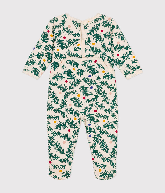 AW24 - A0B53 01 CREAM GREEN BODYSUITS FALL WINTER 2024/25 LONG SLEEVES OVERALLS