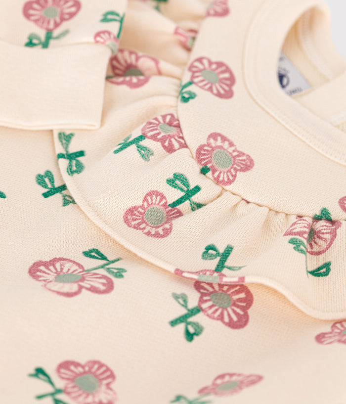 AW24 - A0BDW 01 CREAM MULTI FALL WINTER 2024/25 FLORAL SWEATSHIRTS