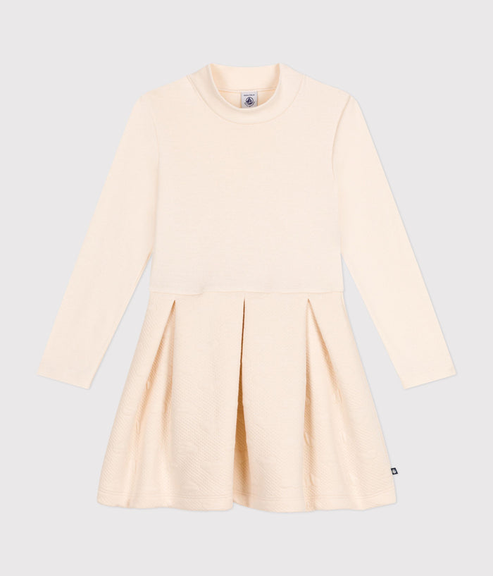 AW24 - A0BFE 02 CREAM DRESSES FALL WINTER 2024/25 GIRL