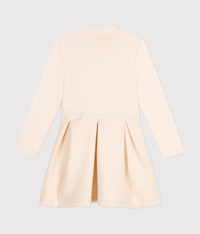 AW24 - A0BFE 02 CREAM DRESSES FALL WINTER 2024/25 GIRL
