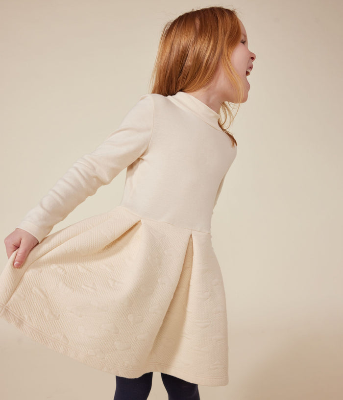 AW24 - A0BFE 02 CREAM DRESSES FALL WINTER 2024/25 GIRL