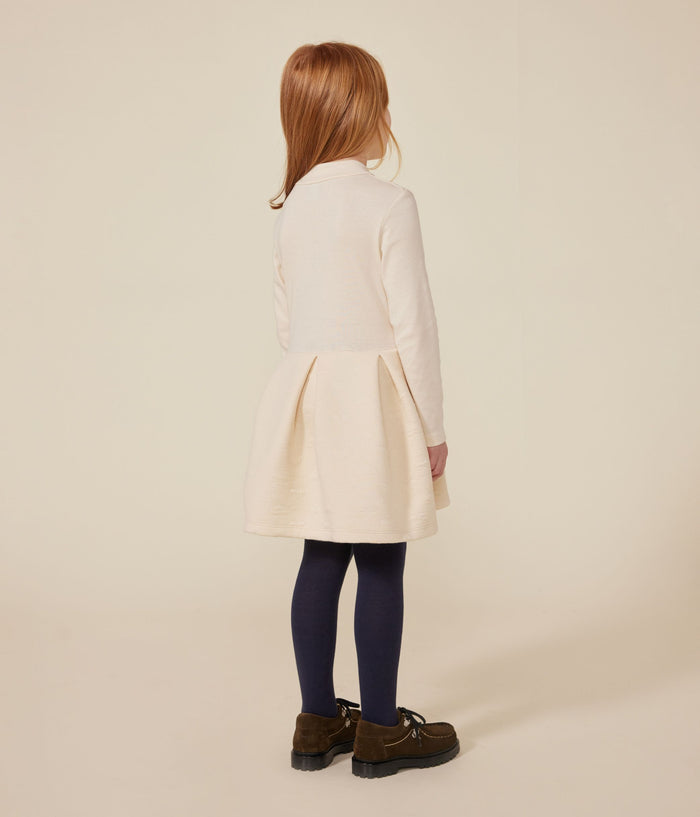 AW24 - A0BFE 02 CREAM DRESSES FALL WINTER 2024/25 GIRL