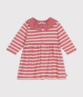 AW24 - A0BKO 02 PINK WHITE DRESSES FALL WINTER 2024/25 LONG SLEEVES STRIPES