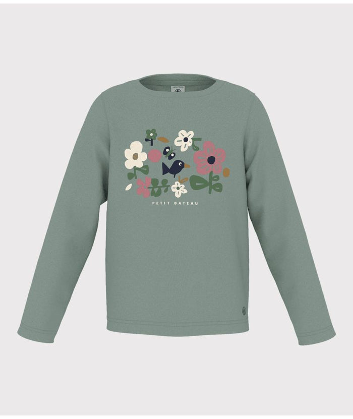 AW24 - A0BM1 03 GREEN 25% SALE FALL WINTER 2024/25 FLORAL LONG SLEEVES T-SHIRTS