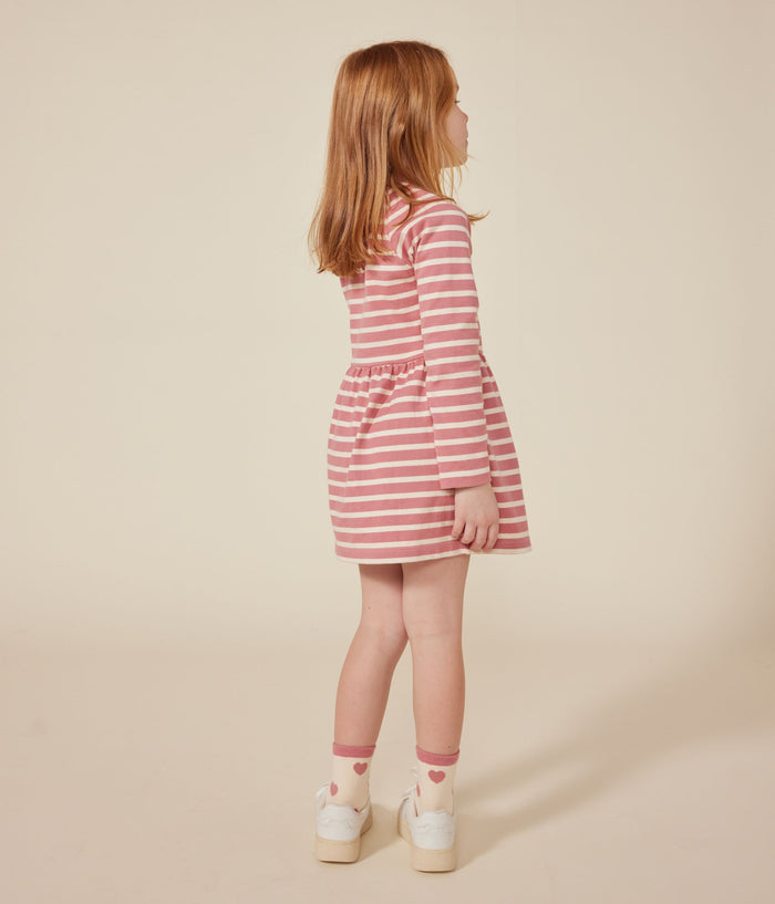 AW24 - A0BOC 01 PINK CREAM DRESSES FALL WINTER 2024/25 GIRL STRIPES