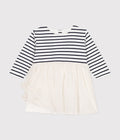 AW24 - A0CUM 01 WHITE NAVY 25% SALE DRESSES FALL WINTER 2024/25 LONG SLEEVES STRIPES