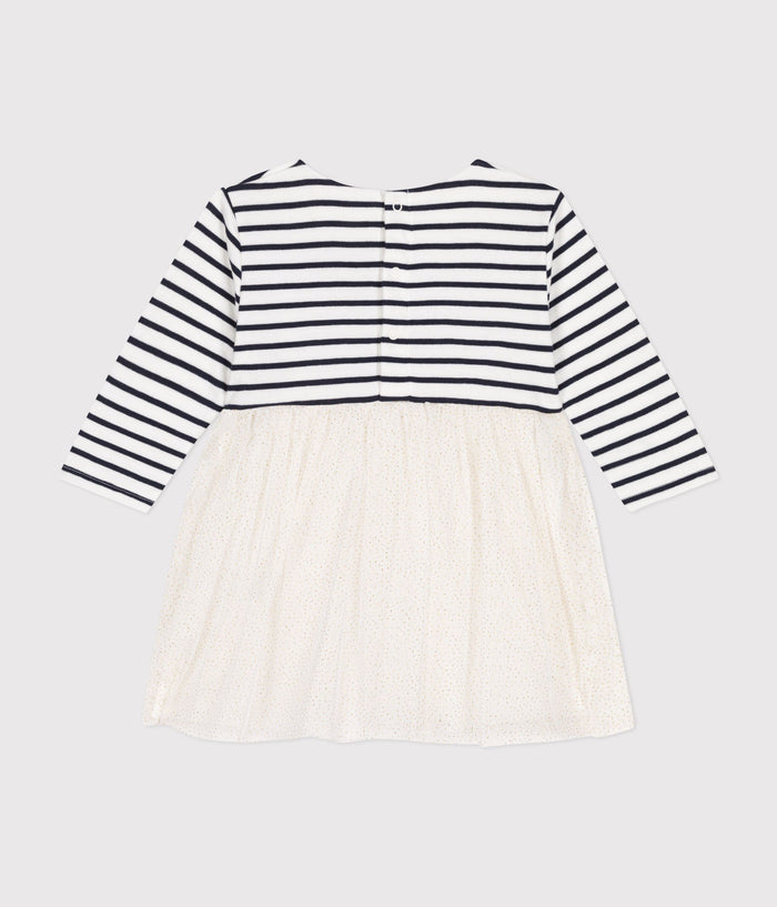 AW24 - A0CUM 01 WHITE NAVY 25% SALE DRESSES FALL WINTER 2024/25 LONG SLEEVES STRIPES