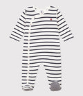 AW25 - A08AY 01 WHITE NAVY FALL WINTER 2025/26 NEWBORN SAILOR STRIPES
