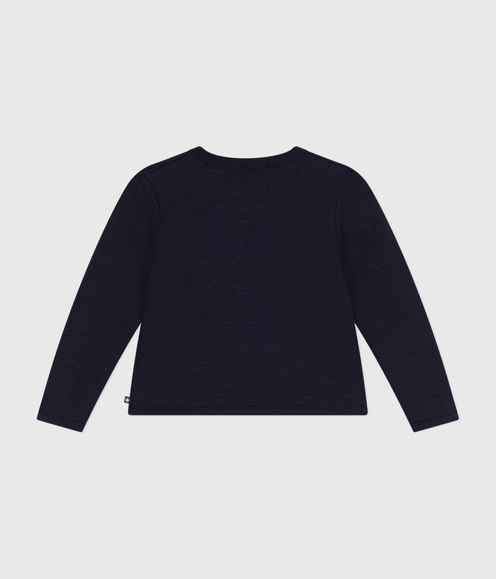 AW25 - A0BB2 01 NAVY CARDIGAN FALL WINTER 2025/26