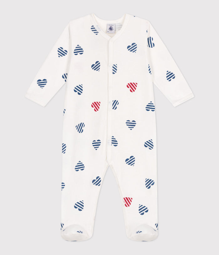 AW25 - A0CN8 01 WHITE MULTI FALL WINTER 2025/26 HEARTS NEWBORN