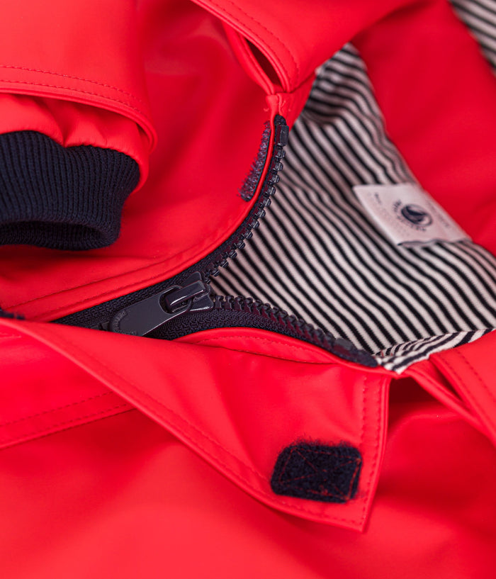 AW25 - A0CS3 01 RED ORANGE PERMANENTS RAINCOAT SAILOR SPRING SUMMER 2025