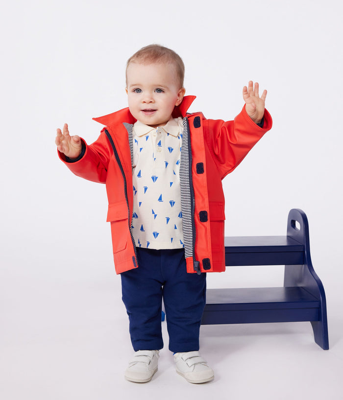AW25 - A0CS3 01 RED ORANGE PERMANENTS RAINCOAT SAILOR SPRING SUMMER 2025