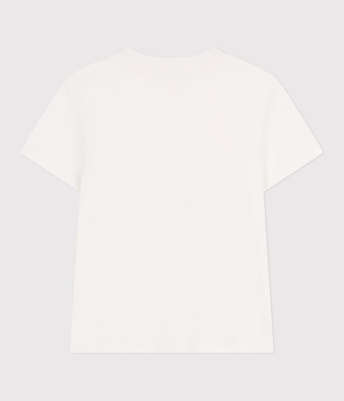 AW25 - A0CSK 01 WHITE SHORT SLEEVES CREWNECK TEE FALL WINTER 2025/26 HEARTS T-SHIRTS TOPS
