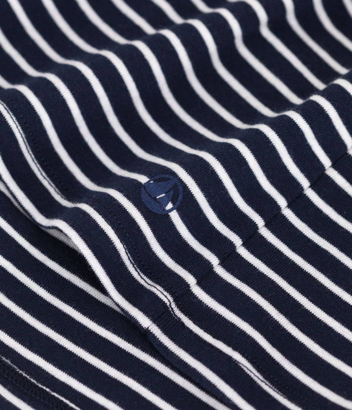AW25 - A0D3Q 01 NAVY WHITE SHORT SLEEVES CREWNECK TEE FALL WINTER 2025/26 ICONIC STRIPES