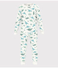 AW25 - A0D6W 02 WHITE DINOSAUR LONG SLEEVES PYJAMAS SPRING SUMMER 2025