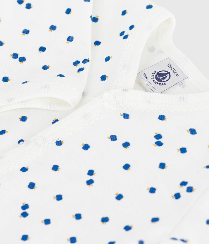 AW25 - A0DSF 01 WHITE BLUE BODYSUITS FALL WINTER 2025/26 NEWBORN