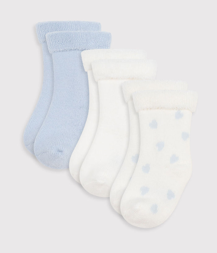 AW25 - A0DUN 00 BLUE WHITE ACCESSORIES FALL WINTER 2025/26 HEARTS
